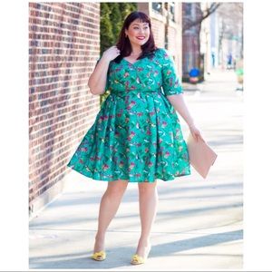 Stunning EShakti Custom Bird Floral Dress